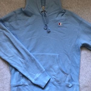 Light blue Champion Reverse Weave Hoodie